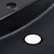 Умывальник Qtap Scorpio 500х385х120 Black matt QT146533MB, Черный матовый