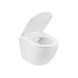 Комплект 4 в 1: Инсталляция Grohe Rapid SL 3 в 1 38772001 + Унитаз безободочный Kroner Harz WHI523632 RIMLESS с сиденьем Slim Duroplast / Soft-close / Quick relase KH523632WHIR (3877200