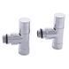Кран кутовий Luxon звичайний для рушникосушки 1/2"-1/2" (LX-4702)