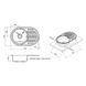 Кухонна мийка Lidz 7750 0,8 мм Micro Decor (LIDZ7750MDEC), Decor