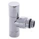 Кран кутовий Luxon звичайний для рушникосушки 1/2"-1/2" (LX-4702)