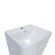 Умывальник напольный Qtap Tern 440х380х830 мм White + донный клапан PU02O, Белый