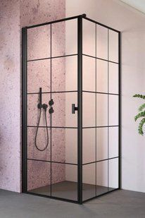 Душова кабіна Radaway Nes Black KDJ I Factory 80x75x200 10022080-54-55L+10039075-54-55