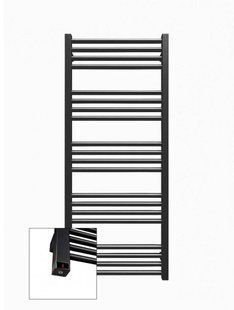 Рушникосушка електрична Terma Fiona One 1140x430 WWFIE114043K9M5E1U, Черный матовый