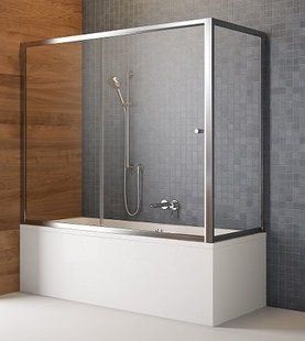 Шторка для ванны Radaway Vesta DWJ+S 180х65 209118-01-01 + 204065-01