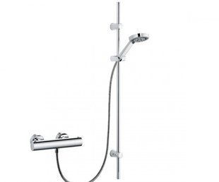 Термостат для душа с душевым гарнитуром Kludi A-QA Shower-Duo 6209705-00, Хром
