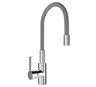 Смеситель для кухни Mexen Flex grey хром MEX-670900-06, Каппучино