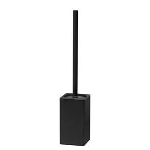 Йоржик для унітазу підлоговий VBI Quadro black VBI-040121BL, Черный матовый