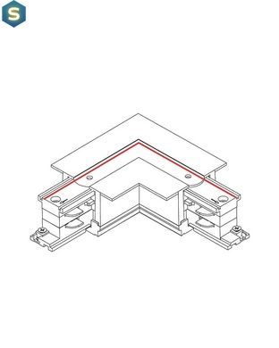 З'єднувач Nowodvorski 8684 Ctls Recessed Power L Connector , Left IP20 Wh
