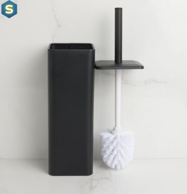 Ёршик для унитаза Yoka Amba black PD.AMBA FB, Черный матовый