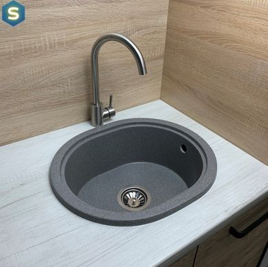 Кухонна мийка Adamant Circum 500x425x180 сірий 623223, Каппучино