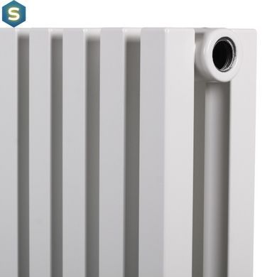 Дизайнерський радіатор Betatherm Quantum 2 H-500мм, L-845 мм з нижнім підключенням BQ 2050/21 9016M 88, Белый матовый