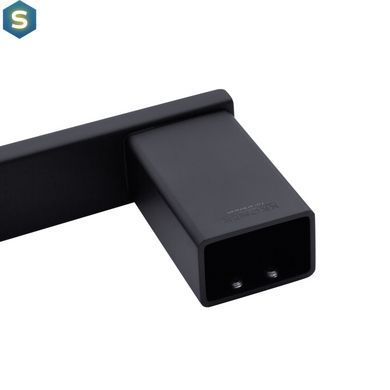 Тримач для рушника Kroner KRP Edelstahl Kubus - SCH3901 CV025644, Черный матовый