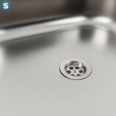 Кухонна мийка з нержавіючої сталі Platinum 5050 (0,4/120 мм), Нержавіюча сталь