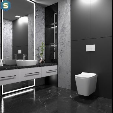 Унитаз подвесной Koller Pool Trend с сиденьем Soft-close смыв Tornado TR-0490-RQ, Белый