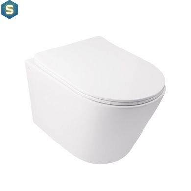 Набір: Qtap інсталяція 3 в 1 Nest QT0133M425 з панеллю змиву квадратною QT0111M06028CRM + унітаз з сидінням Swan QT16335178W
