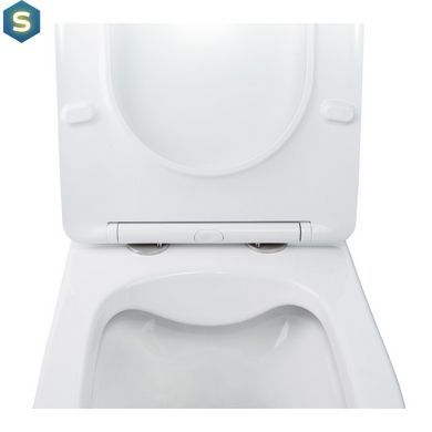 Набір: Qtap інсталяція 3 в 1 Nest QT0133M425 з панеллю змиву квадратною QT0111M06028CRM + унітаз з сидінням Swan QT16335178W