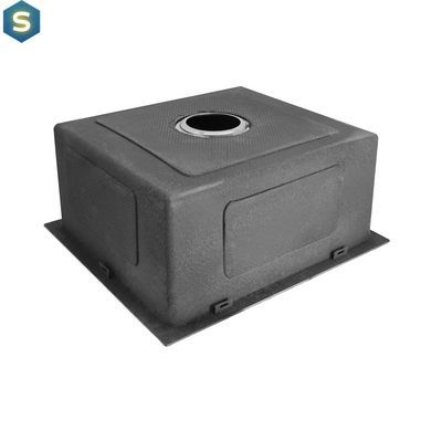 Кухонна мийка Kroner KRP Geb&uuml;rstet - 4843HM (3,0/1,0 мм) CV022799, Нержавіюча сталь