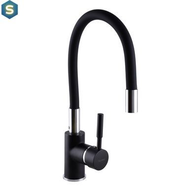 Смеситель для кухни Globus Lux Lazer GLLR-0203SB-10-BB, Черный матовый