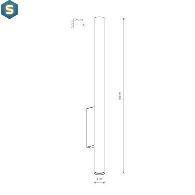 Світильник Nowodvorski 10760 Fourty Wall XL GU10 2x10W IP20 Br
