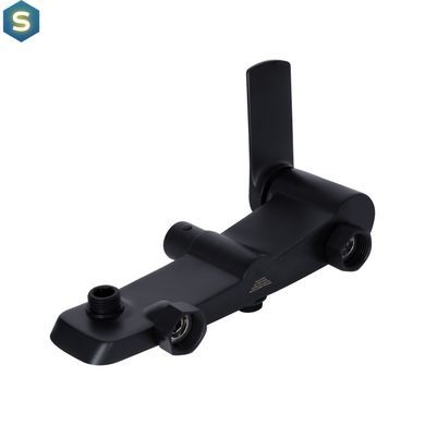 Душова система для душу Qtap Slavonice на два споживача QTSLA110BLM45914 Black matt, Черный матовый