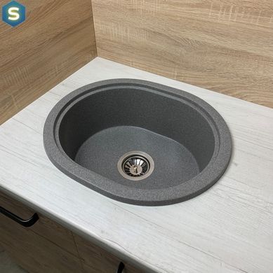Кухонна мийка Adamant Circum 500x425x180 сірий 623223, Каппучино