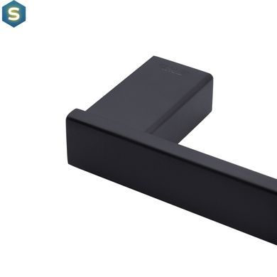 Тримач для рушника Kroner KRP Edelstahl Kubus - SCH3901 CV025644, Черный матовый