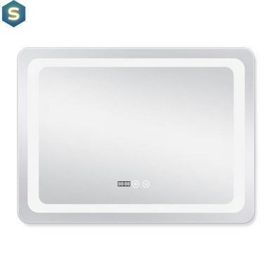 Дзеркало Qtap Mideya 800х600 (DC-F908) з LED-підсвічуванням та антизапотіванням QT2078F908W, Білий