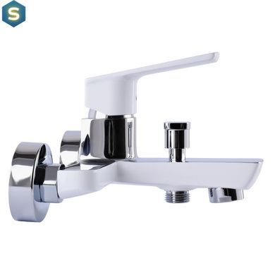 Змішувач для ванни Topaz Lexi TL 21101A-H57-CW, Білий