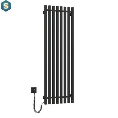 Электрический полотенцесушитель Navin Levante 450x1400 Sensor левый, черный муар 10-012033-4860, Черный матовый, Левое, Электронный