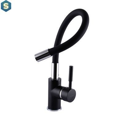 Смеситель для кухни Globus Lux Lazer GLLR-0203SB-10-BB, Черный матовый