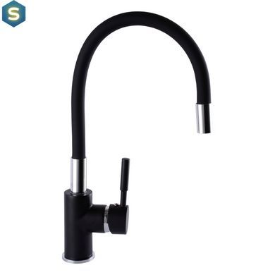 Смеситель для кухни Globus Lux Lazer GLLR-0203SB-10-BB, Черный матовый