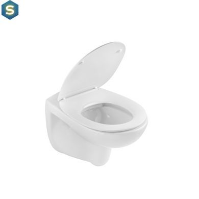 Комплект 4 в 1: Инсталляция GROHE Rapid SL 3 в 1 3884966Q + Унитаз безободочный Kroner Oker WHI533536 RIMLESS с сиденьем Slim Duroplast / Soft-close / Quick relase KO533536WHIR (388496
