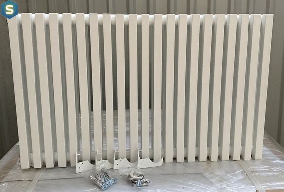 Дизайнерський радіатор Betatherm Quantum 2 H-500мм, L-845 мм з нижнім підключенням BQ 2050/21 9016M 88, Белый матовый
