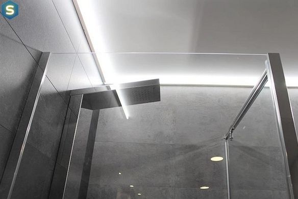 Душова кабіна Dusel A-516 90x90x190 шиншила, Хром, матовий, хром, 90x90