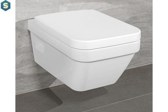 Унитаз подвесной Villeroy & Boch Architectura 5685HR01 без ободка с сидением Soft Close, Белый