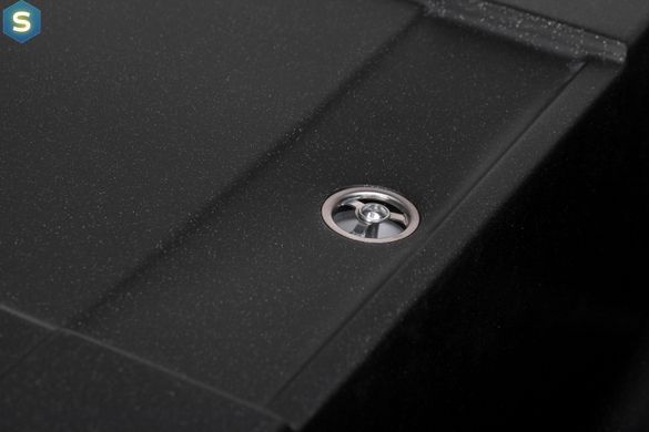 Кухонная мойка Granado Valencia black shine 0701