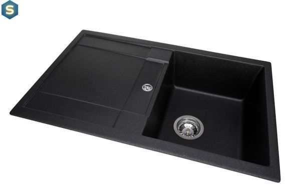 Кухонная мойка Granado Valencia black shine 0701