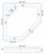 Душовий піддон Rea Diamond white 80x80 REA-K8544, Білий
