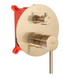 Змішувач для ванни Rea Lungo + Box прихованого монтажу brushed gold REA-B7503, Золотий