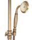 Душова система Rea Bergamo antique bronze з виливом REA-P5002, Бронза