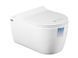 Унітаз підвісний Idevit Alfa IdeRimless з кришкою Soft Close SETK3104-2616-001-1-6000, Білий
