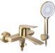 Змішувач для ванни Rea Avalon brushed gold настінний з виливом REA-B2707, Золотий
