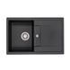 Кухонная мойка Granado Valencia black shine 0701
