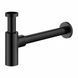 Сифон для умывальника Omnires black A186BL, Черный матовый
