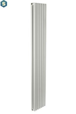 Дизайнерський радіатор Betatherm Quantum 2 H-1800 мм, L-285 мм з нижнім підключенням BQ 2180/7 9016M 99, Белый матовый