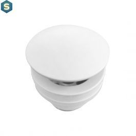 Донный клапан Paffoni click-clack white matt ZSCA050BO, Белый матовый