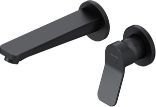 Смеситель для умывальника Am.Pm X-Joy настенный black matt F85A72622, Черный матовый