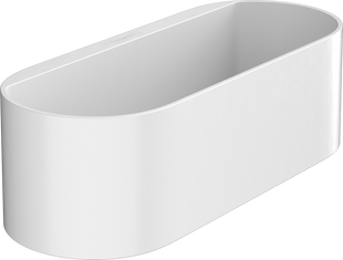 Полочка глубокая Hansgrohe WallStoris 25x10x7 см Matt White 27912700