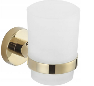 Стакан для зубных щеток VBI Venus gold VBI-040004GL, Золотой